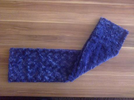 Fialový mäkkučký hrubý šál-tunel, xxl