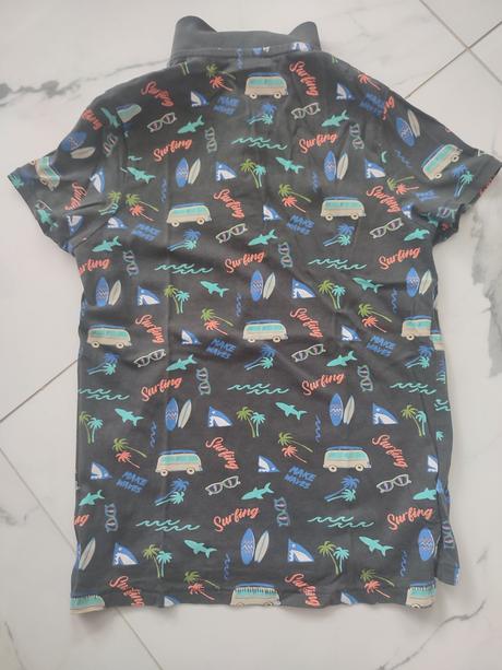 Chlapčenské tričko s golierom, pepco,134