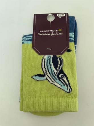 Ponožky s vráskavcom, sergent major,25 / 26