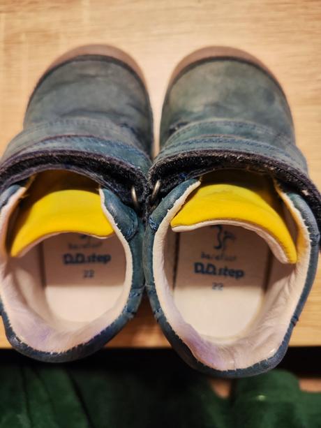 Prechodne topánky kožené, d.d.step,22