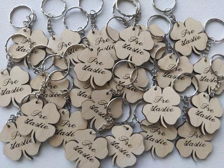 Kľúčenka štvorlístok pre šťastie, 