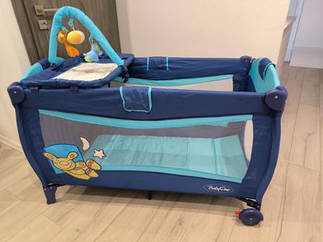 Cestovná postieľka s pridavnym poschodím, šírka (cm): 65,dĺžka (cm): 130