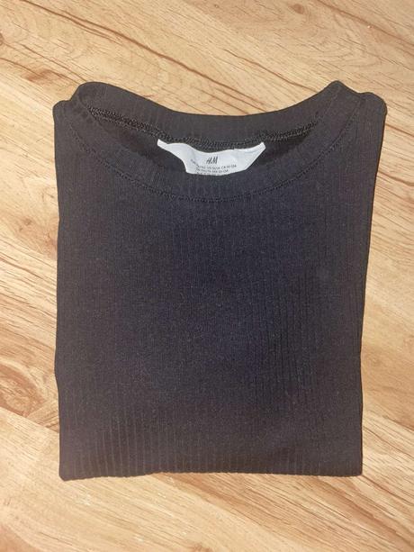 Rebrovane tričko h&m 146/152, h&m,146 / 152