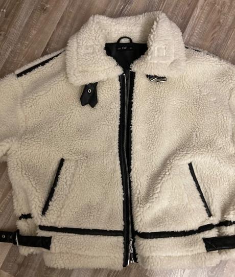 Krásna zimná kožušinová bunda, f&f,xl