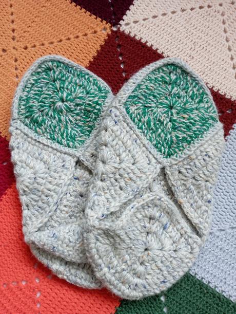 Papuče pletené 35-38, 36