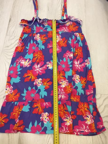 Farebne letne šaty na plavky, f&f,xs