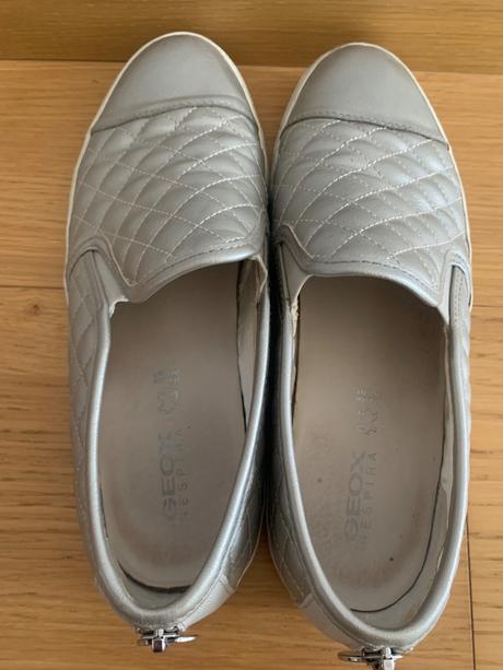 Geox béžové kožené mokasiny 37, geox,37