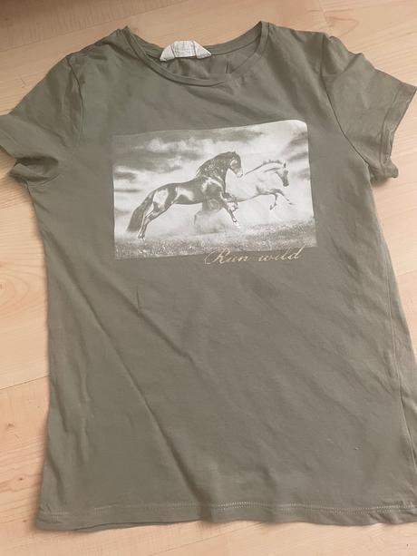 Tričko horse 10-12 rokov, h&m,152
