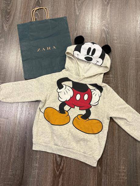 Zara mikina s mickey mousom č.98, zara,98