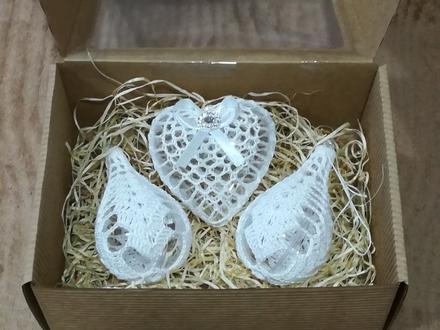 Vianočné ozdoby 10 - darčeková sadá, 