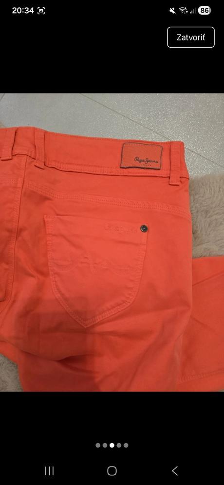 Pepe jeans nohavice, pepe jeans,m