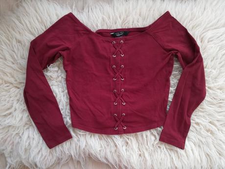 Crop top tricko, new look,164