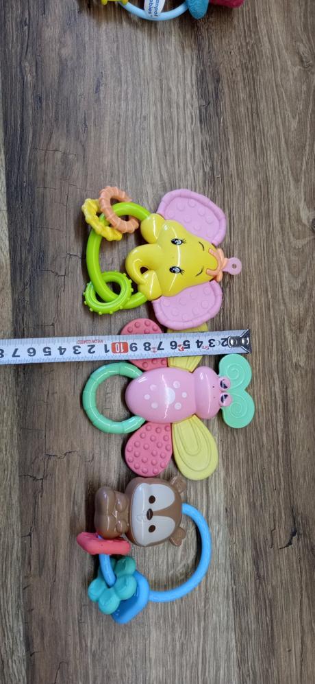 Hrkálky, hryzadlá pre bábätko 3ks, 