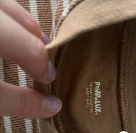 2x trička z hrubej bavlny pompdelux 110-116, pompdelux,116