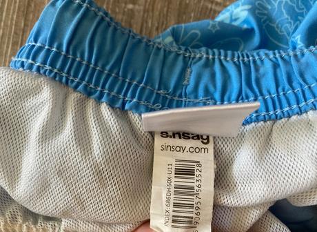 Plavky sonic veľ.udaná u11.sedí na veľ.110/116, sinsay,110