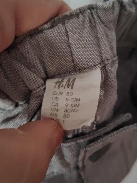 Nohavice h&m, h&m,80