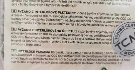 Pyžamo pre dievčatko tchibo, tchibo,86