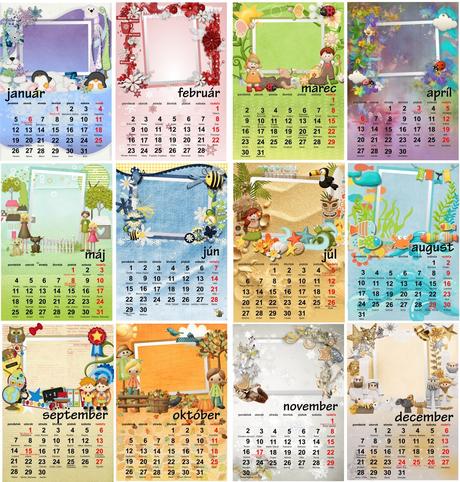 A3 detský kalendár,