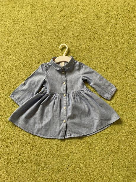 Bavlnené tenké šaty, zn. h&m, v. 74, h&m,74