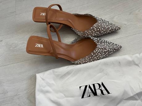 Krásne kamienkové lodičky zara, zara,38