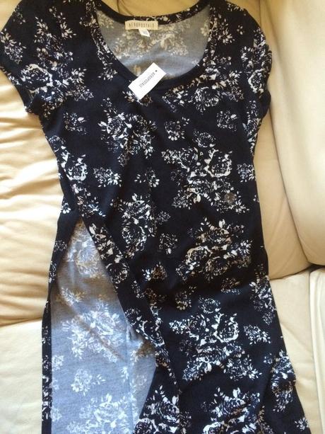 Dlhé tričko na kraťasy s rozporkom, aeropostale,m