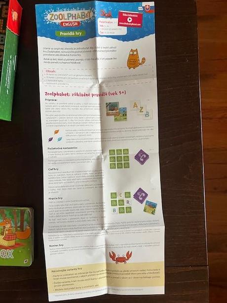 Hra english zoolphabet, 