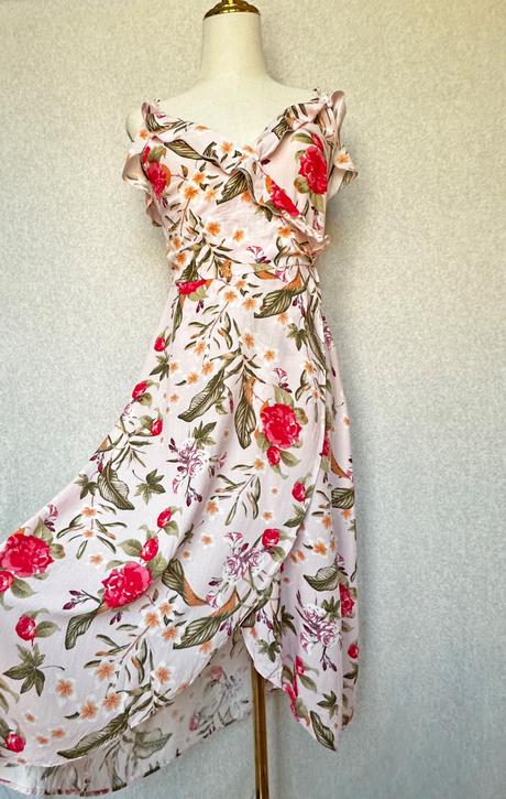 Kvetované šaty na leto, xs