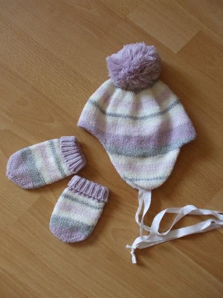 Súprava čiapky a rukavíc na 3-6 mesiacov, next,68