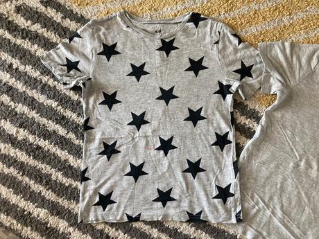 Tričká na dvor 122/128, h&m,122