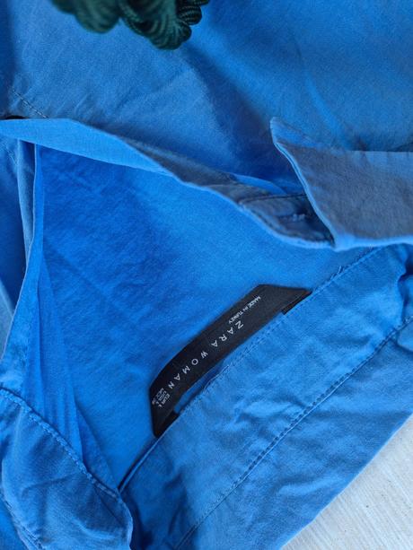 Zara modré šaty, zara,l