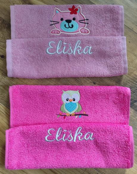 Vyšívané uteráčiky s menom, 