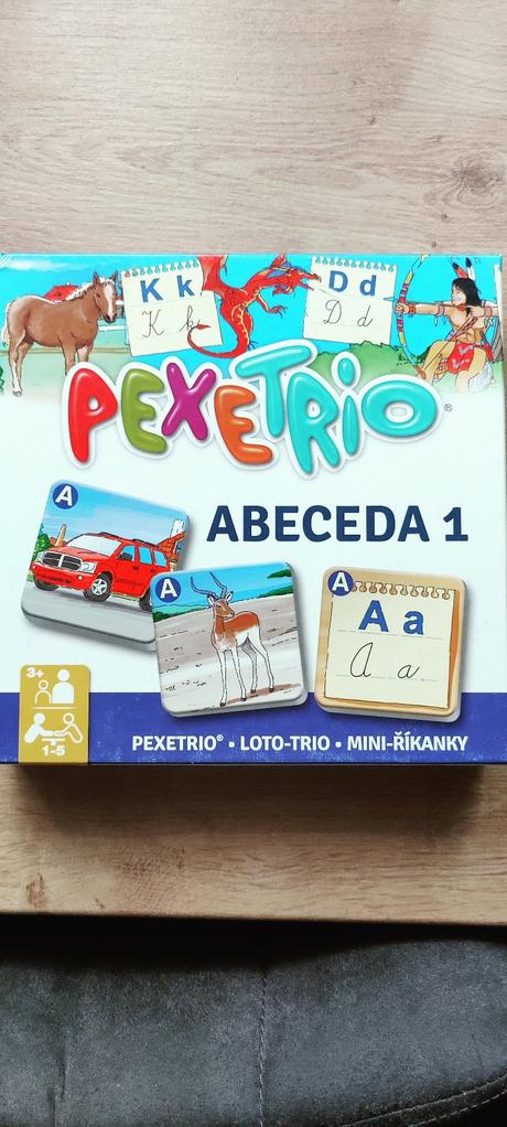 Pexetrio - abeceda, 