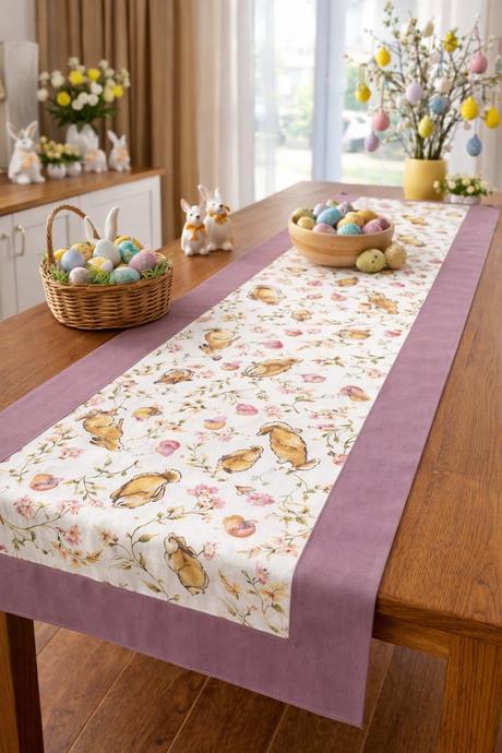 Fialový veľkonočný obrus, 