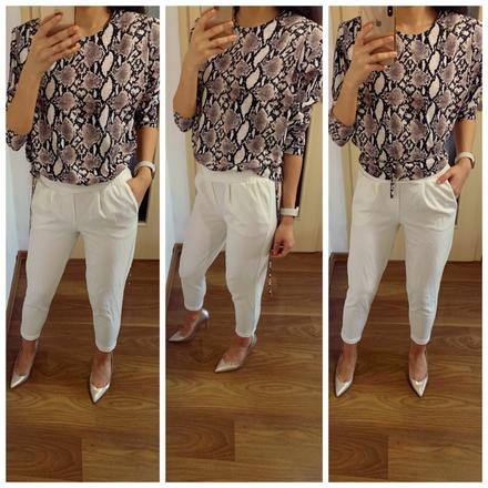 Bluzka s hadim vzorom, s