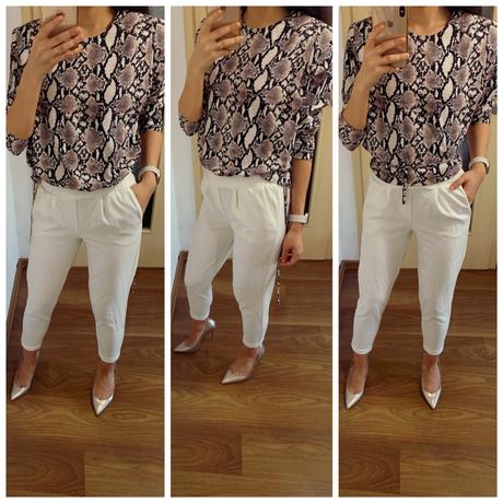 Bluzka s hadim vzorom, s