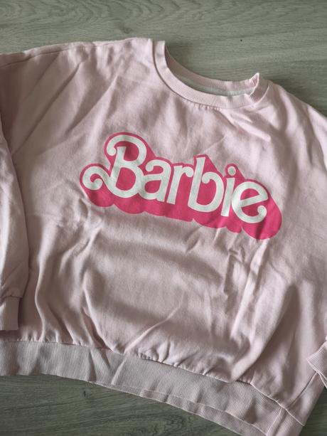 Oversize mikina barbie, m