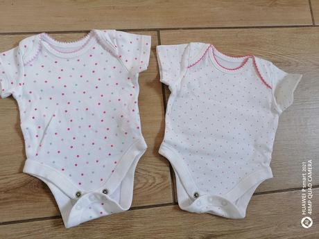 2x body krátky rukáv, f&f,50