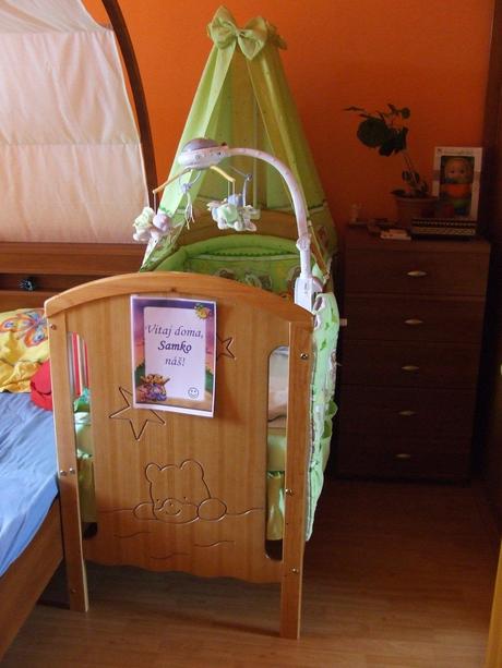 Súprava s mackom na postieľku,