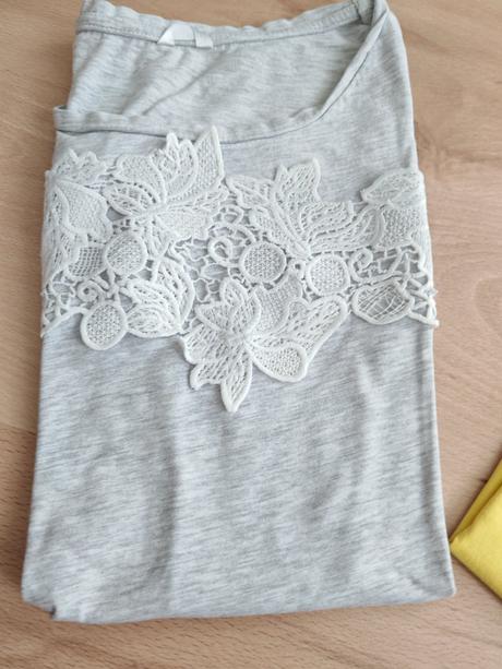 Tričko s krajkou m, m