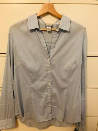 Pásikavá košeľa h&m veľ.44, h&m,44