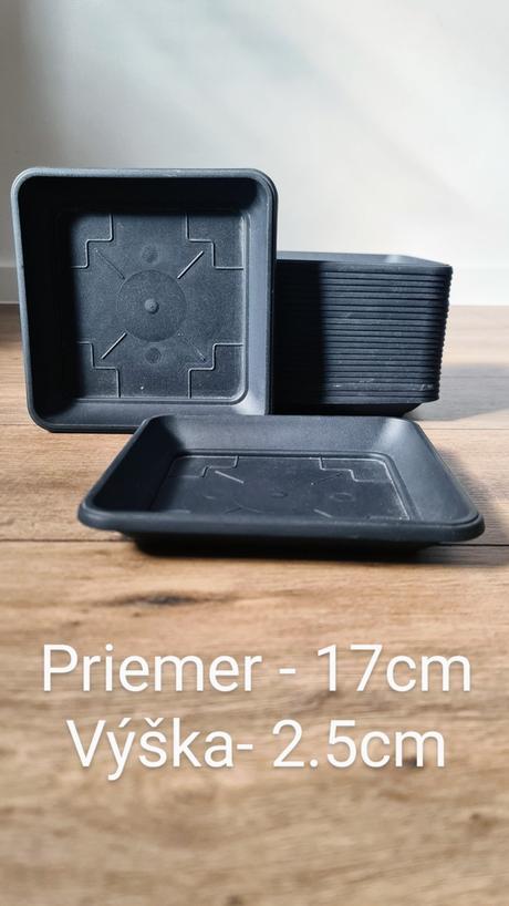 Plastová podmiska pod kvetináč terra 17cm, 