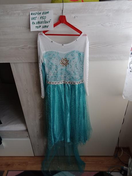 Kostým elsa+doplnky,