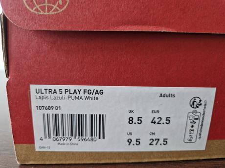 Kopacky puma ultra 5 play 42,5, puma,42