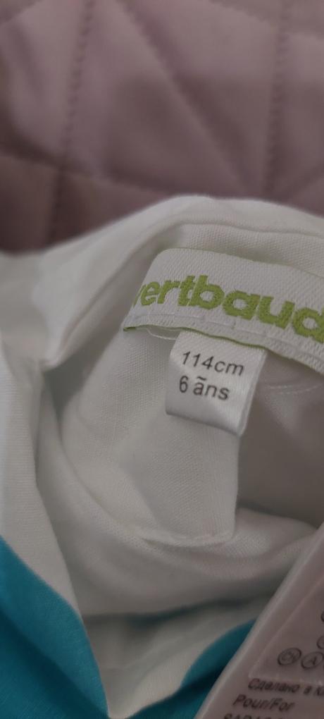Vertbaudet šaty 2 v 1, vertbaudet,116