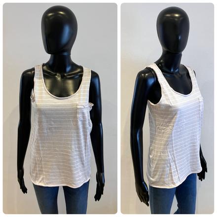 Ružovo-biele pásikavé tričko iwie (m), m