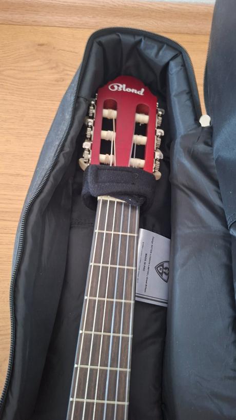 Blond cl-34 3/4 klasická gitara top stav,