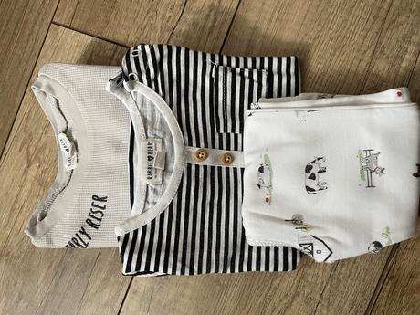 Set legíny, tričko, mikina, 74