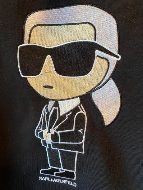 Mikina karl lagerfeld ikonik 2.0 s visačkou, s