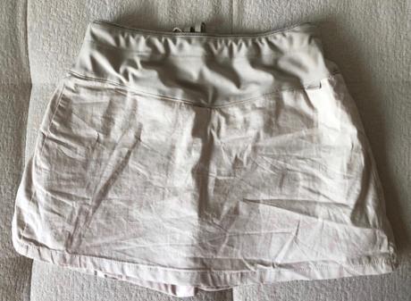 Športový krémový/béžový skort decathlon xs/s, decathlon,xs