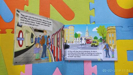 Safe jorney story book - p,